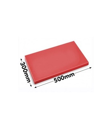 Skjærebrett HACCP, Rød, 50 x 30 x 2 cm