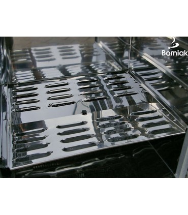 Borniak Digital Røykskap UWD-150v1.4,  i Aluzink & rustfritt stål