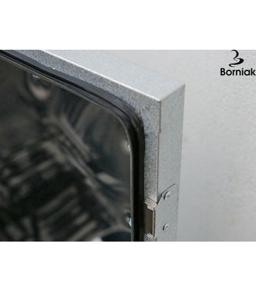 Borniak Digital Røykskap UWD-150v1.4,  i Aluzink & rustfritt stål
