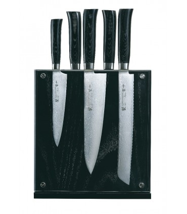 Knivblokk Svart fra Tamahagane