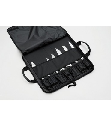 Knivveske for 7 kniver fra Tamahagane