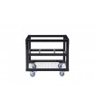 Basis Stålbord med kurv til Primo Oval XL400 / Primo Oval Large 300
