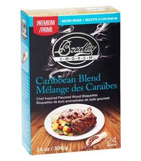 Bradley Røykebriketter av Caribbean Blend 48-pack