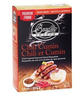 Bilde av Bradley Røykebriketter Av Chilli Cumin 48-pack