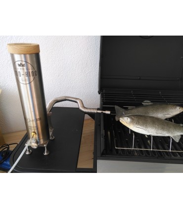 Rustfritt stål flexrør 1,25 liter Big-Grill-Smo 0,5 meter