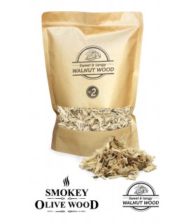 Røykeflis av Valnøtttre Nº2 - Smokey Olive Wood