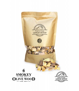 Røykeflis av Sitrontre Nº3 - Smokey Olive Wood