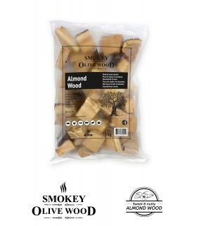 Wood Chunks Mandeltre Nº5 1,5kg - Smokey Olive Wood