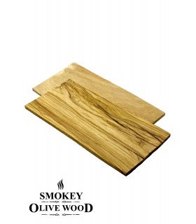 2 stk Grillplanker Oliventre - Smokey Olive Wood