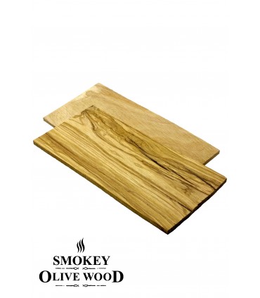 2 stk Grillplanker Oliventre  - Smokey Olive Wood