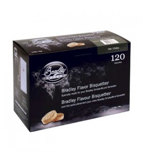 Bradley Røykebriketter av Eik 120-pack