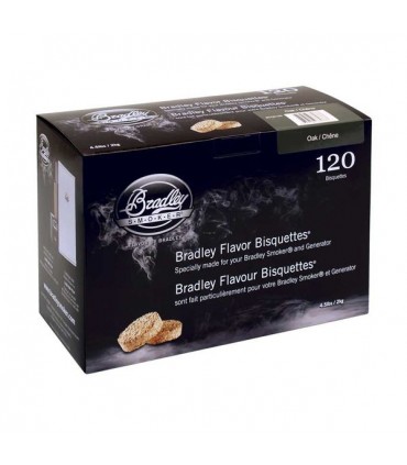 Bradley Røykebriketter av Eik 120-pack