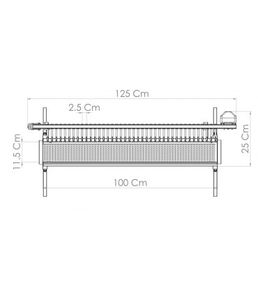 Grill Tecnoroast 40 Grillspyd Single 230v