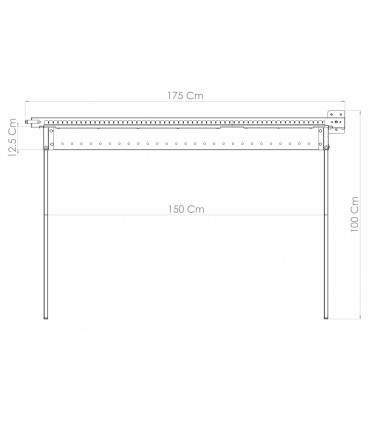 Grill Tecnoroast 60 Grillspyd Single Batteri