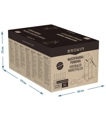 Premium vertikal Pølsestapper, 3 L