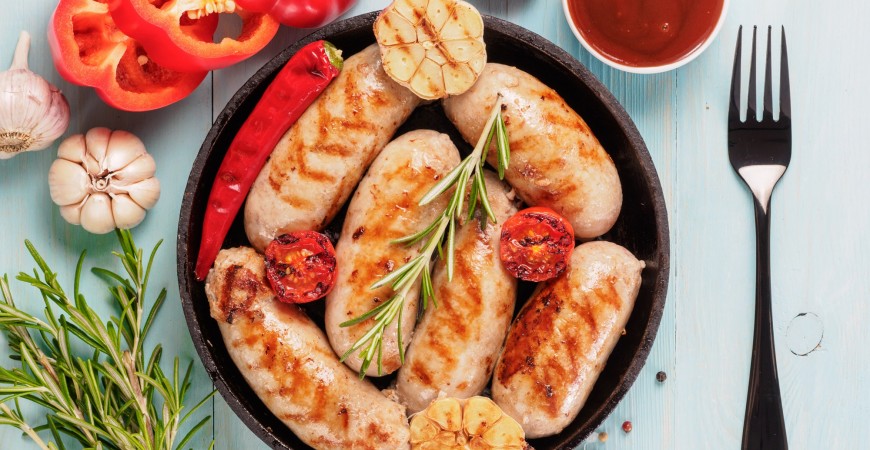 KYLLING/KALKUN PØLSE