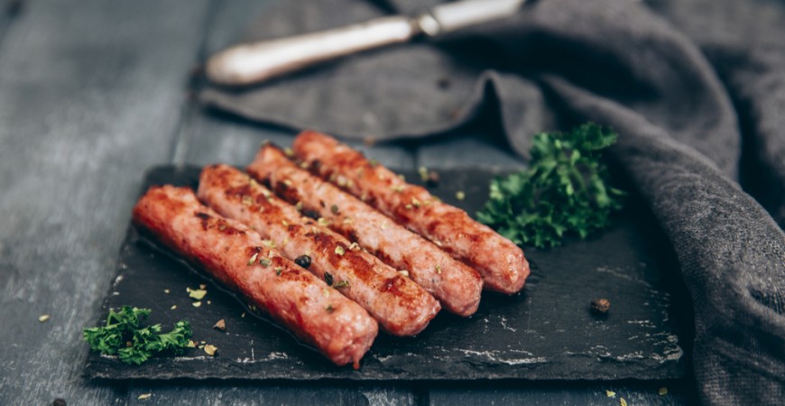 Hjemmelaget krydret pølse