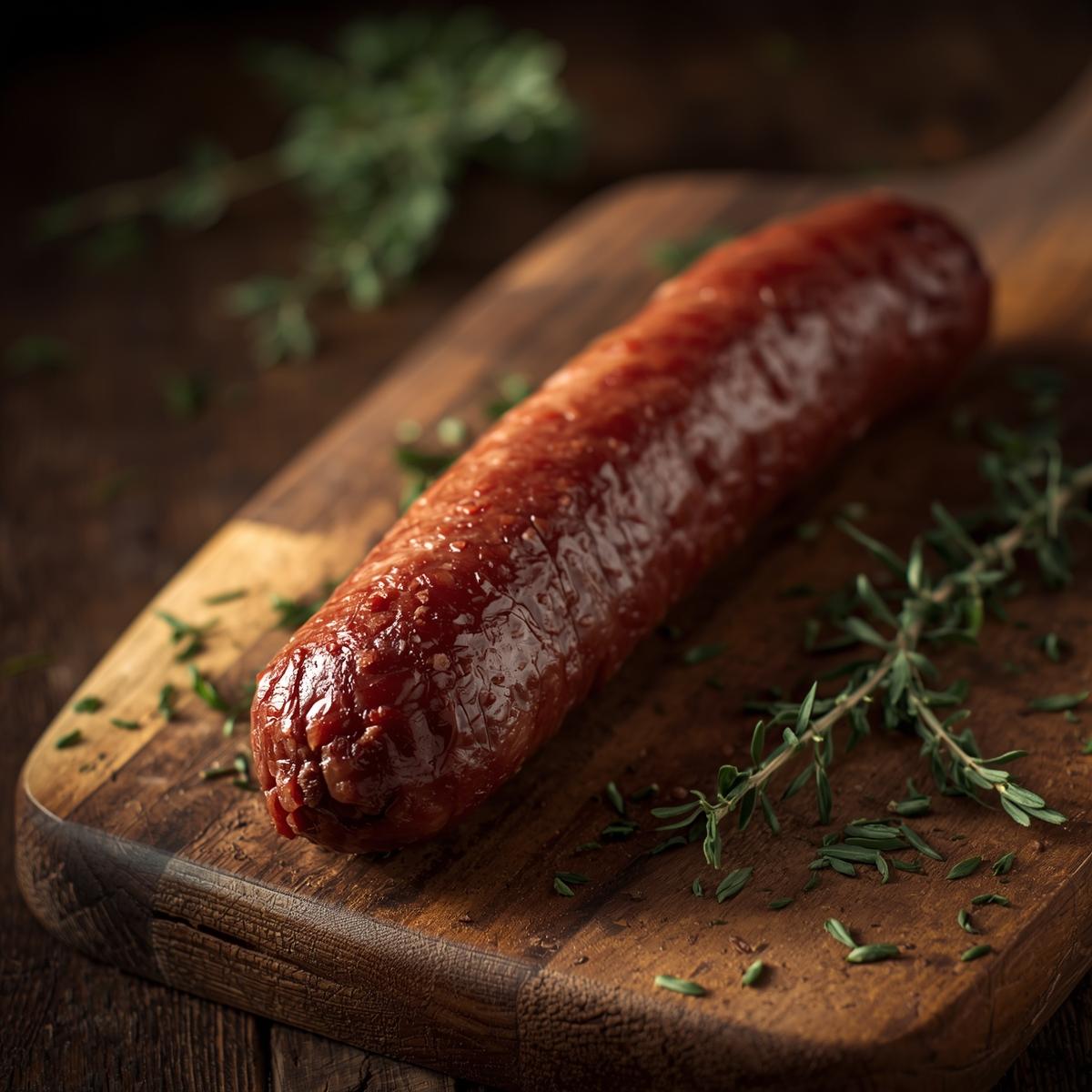 Fårepølse spekepølse av lam og sau