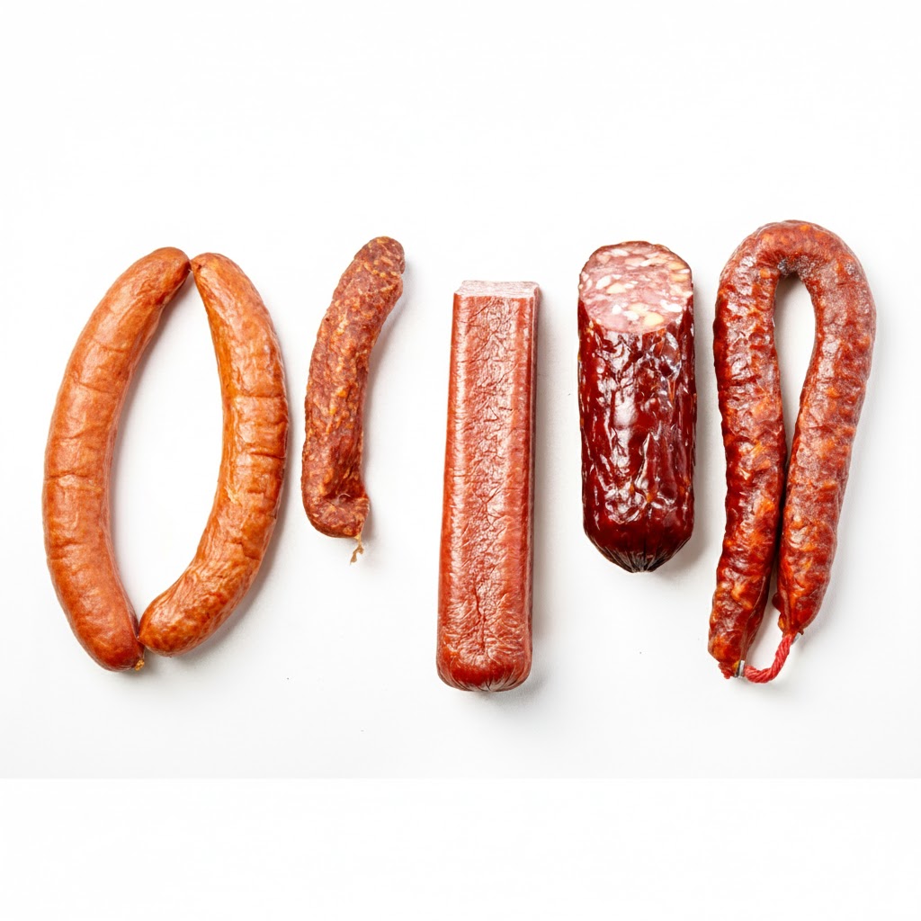 Pølsetarmer: naturtarm, kollagen, fiber og plast
