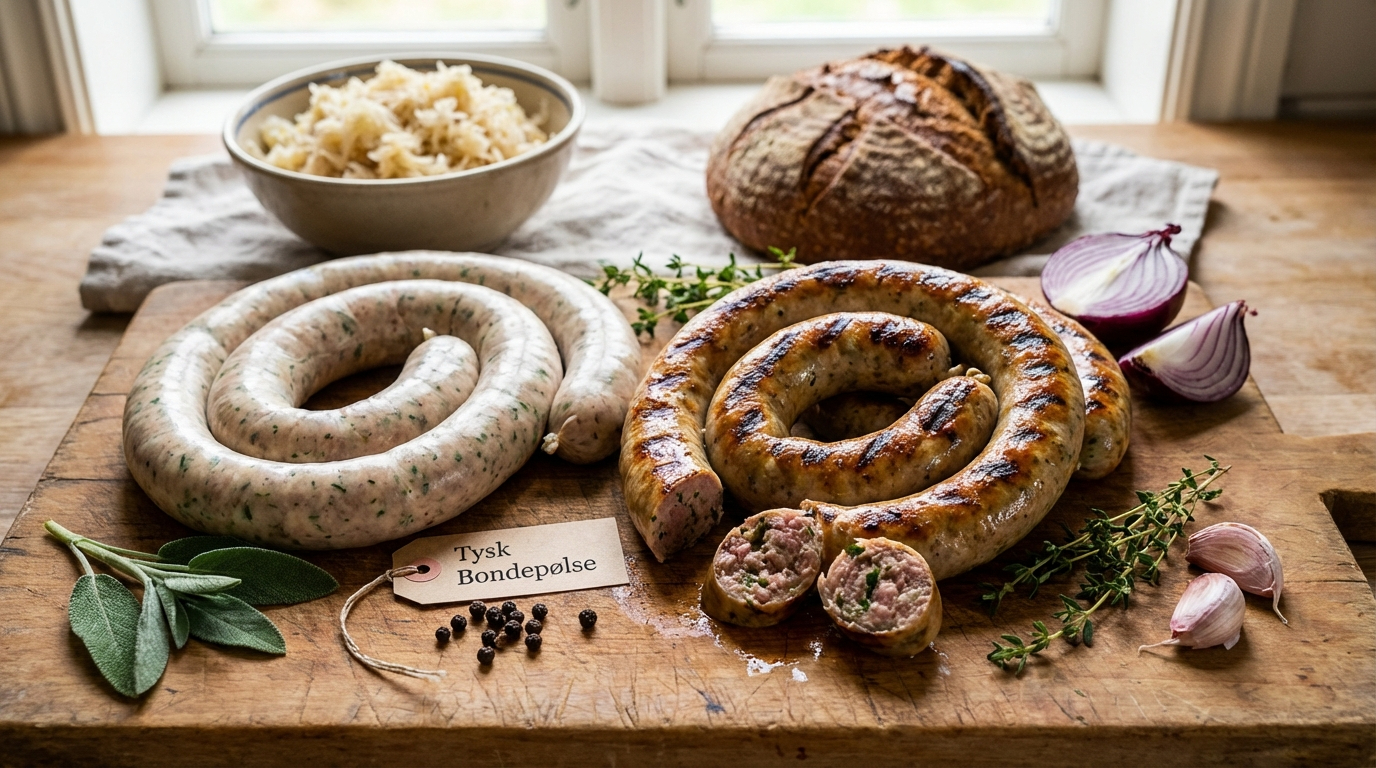 Nylaget Tysk Bondepølse